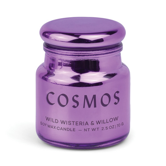 Candle -Cosmos Violet Metallic  - Wisteria Willow 71g