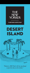 The New Yorker cartoon notepad -Desert Island