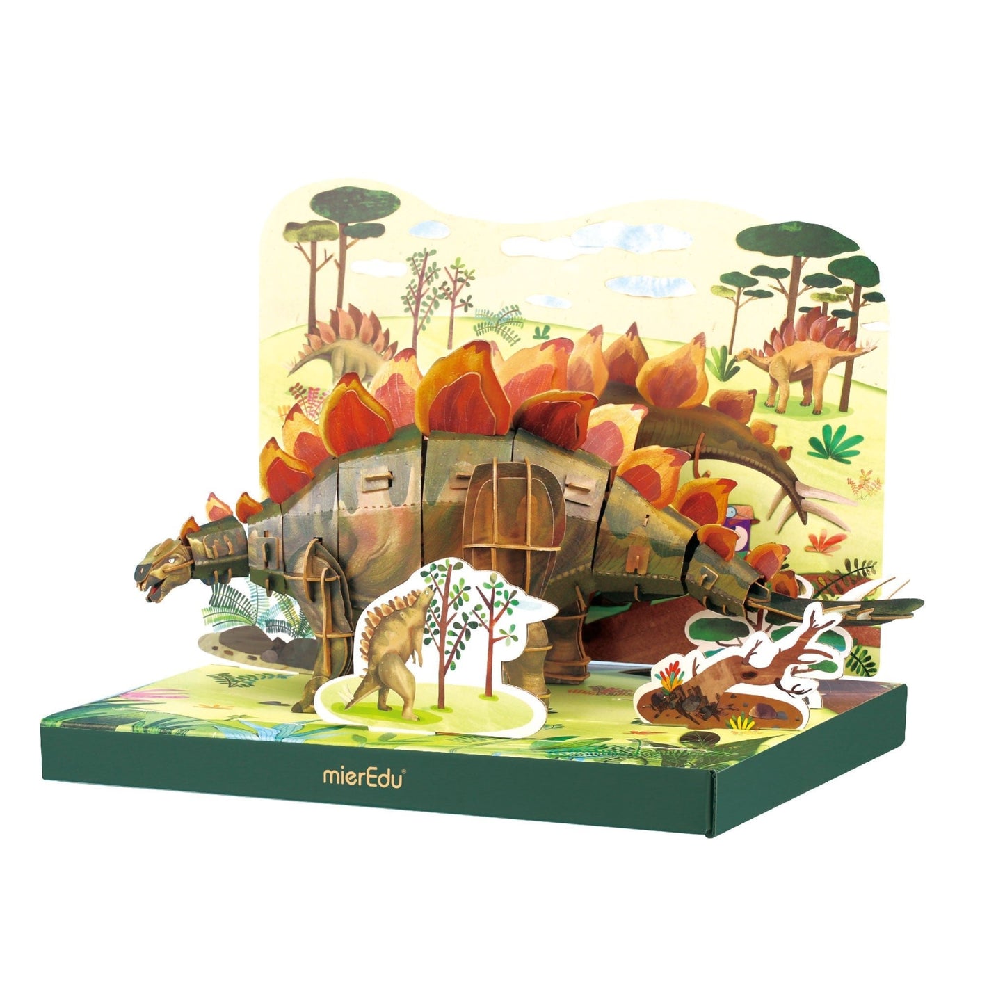 Eco 3D puzzle - Stegosaurus by MierEdu - Gizmo Gifts