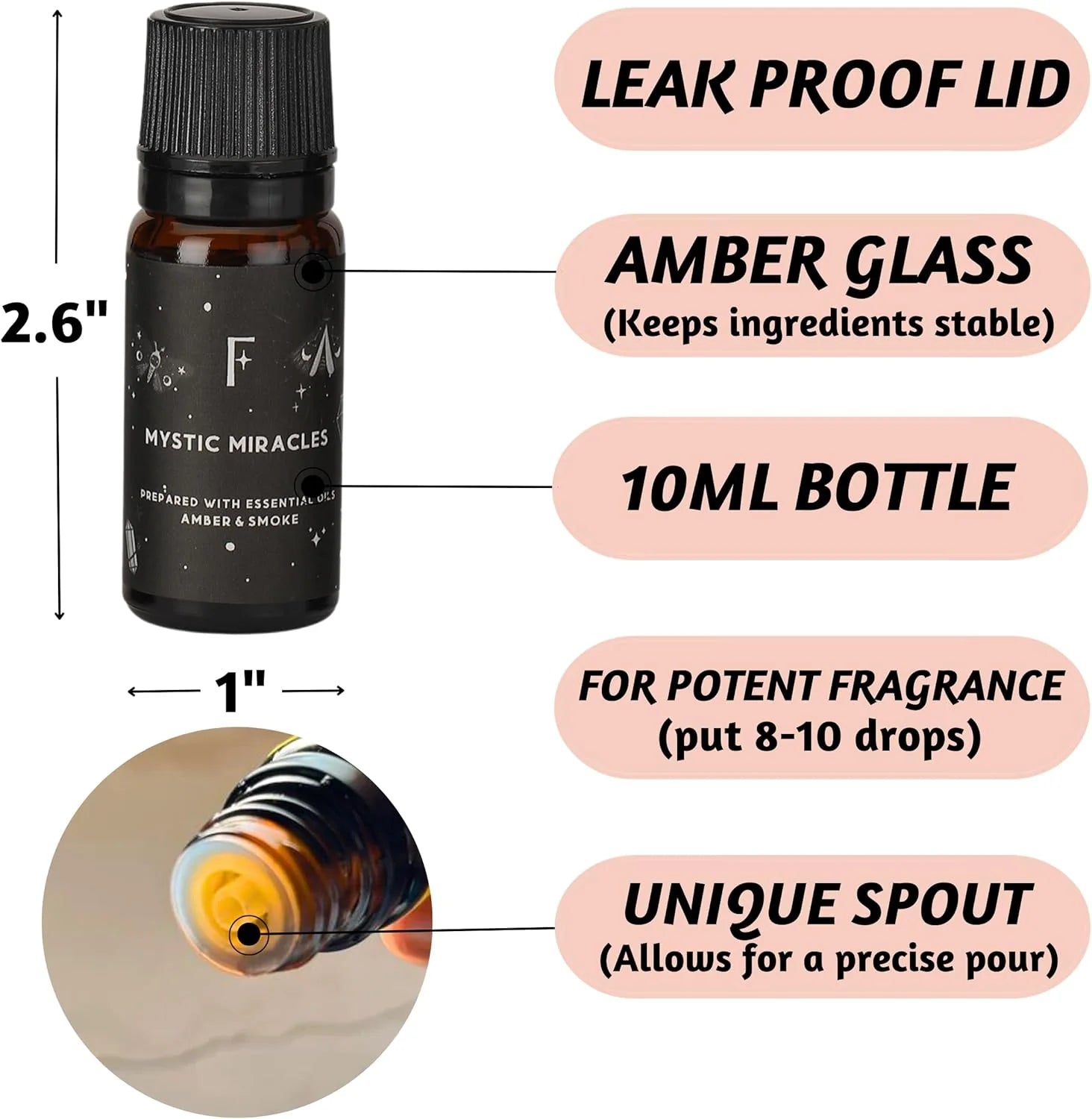 Essential oils - Moonshine(Set of 6 10ml)by Folkessence - Gizmo Gifts