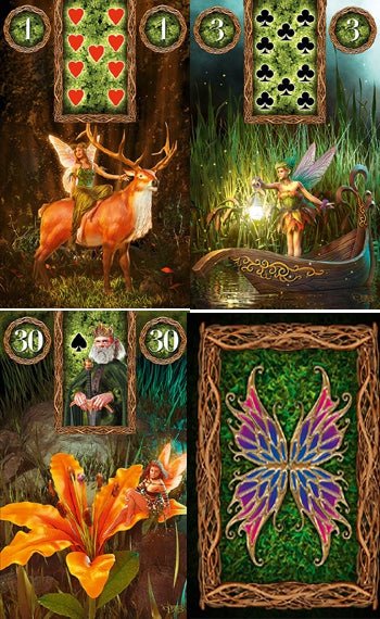 Fairy Lenormand Oracle card deck (Authors: Davide Corsi and Barbara Moore) - Gizmo Gifts