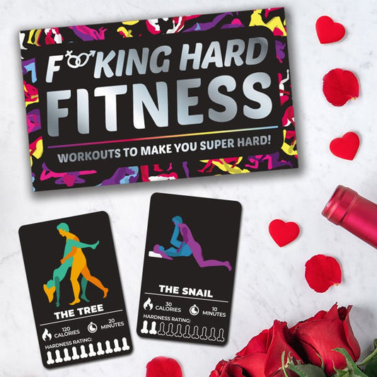 F*cking hard fitness cards - Gizmo Gifts