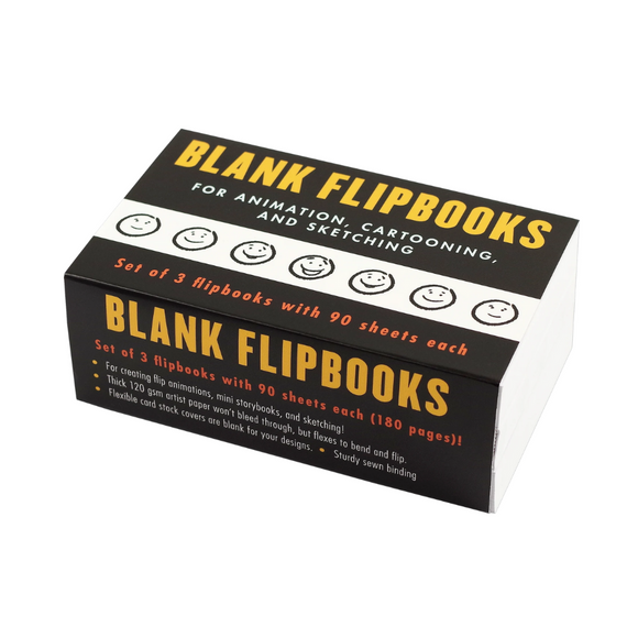 Blank Flipbooks (Set of 3)