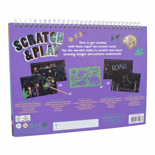 Floss and Rock Scratch & Play - Dinosaur - Gizmo Gifts