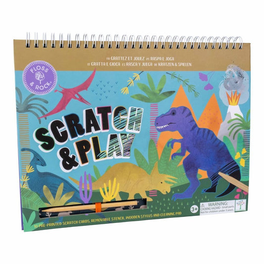 Floss and Rock Scratch & Play - Dinosaur - Gizmo Gifts