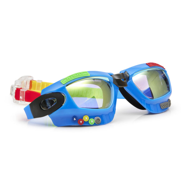 BLING2O Swimming goggles Gamer console blue