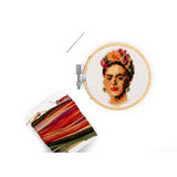 Kikkerland Mini Cross stitch - Frida Kahlo