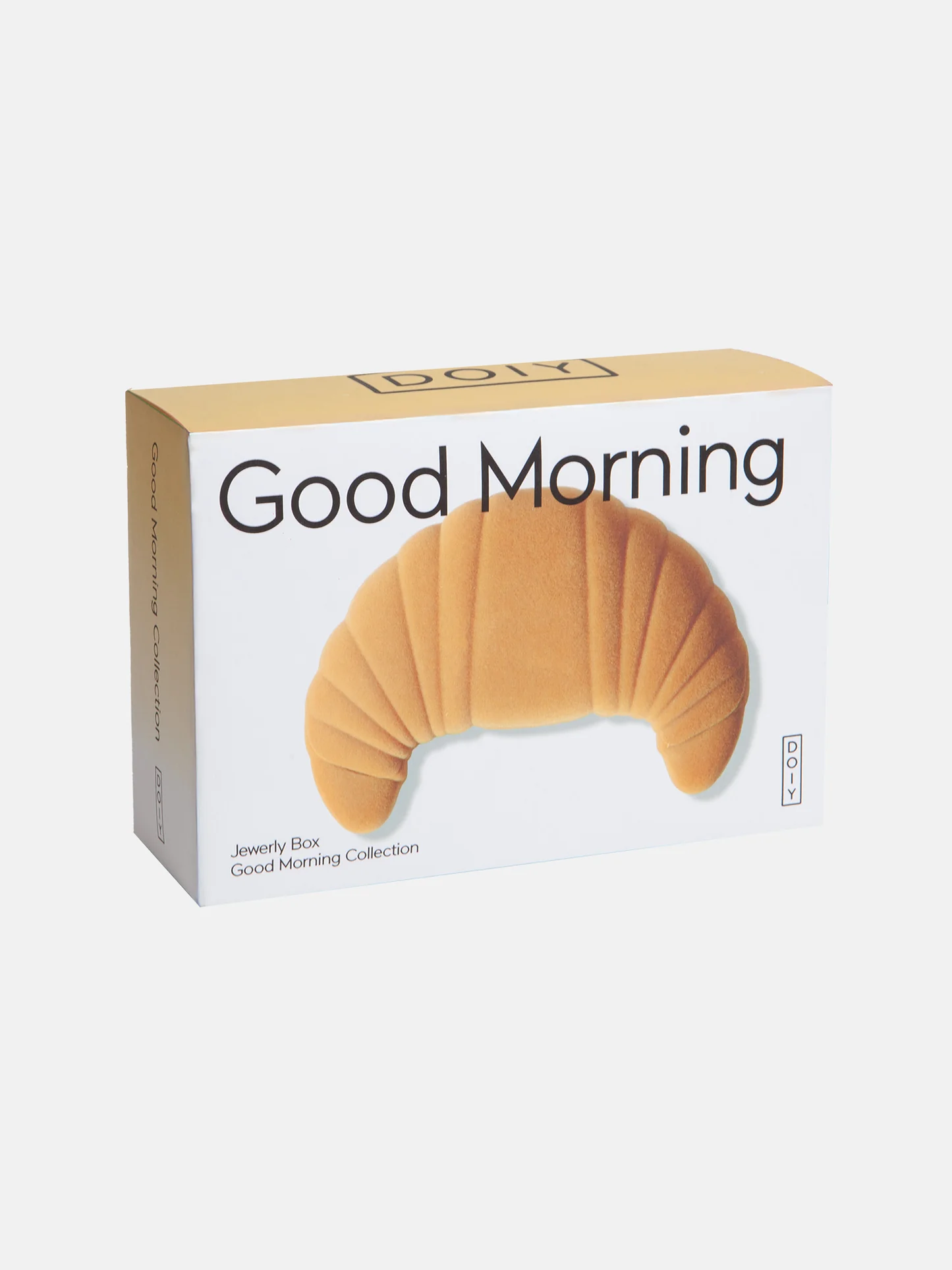 Box packaging of a product with 'Good Morning' branding on a white background