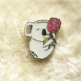 Missy Minzy enamel pin- Koala/ Protea