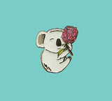 Missy Minzy enamel pin- Koala/ Protea