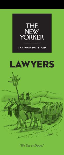 The New Yorker cartoon notepad -Lawyers