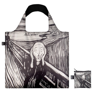 LOQI reusuable  Shopping bag- Munch "The Scream"