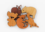 Buttonworks box of  mini animal magnets