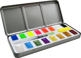 Metallic & Neon Watercolour (18 colour)  paint set