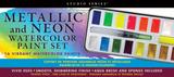 Metallic & Neon Watercolour (18 colour)  paint set