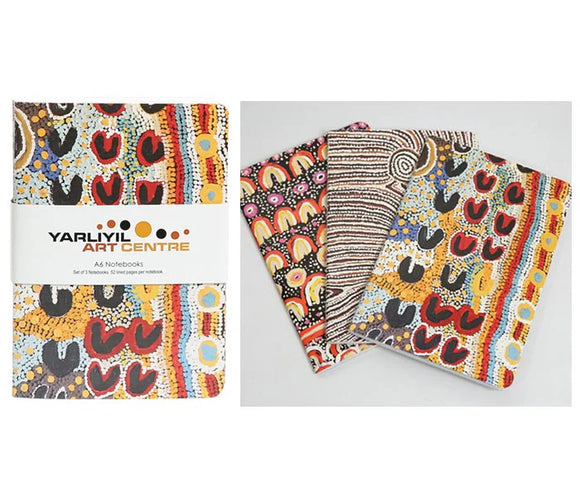 A6 Notebook set of three- Yarli design  (10.5 x 14.8 cm)