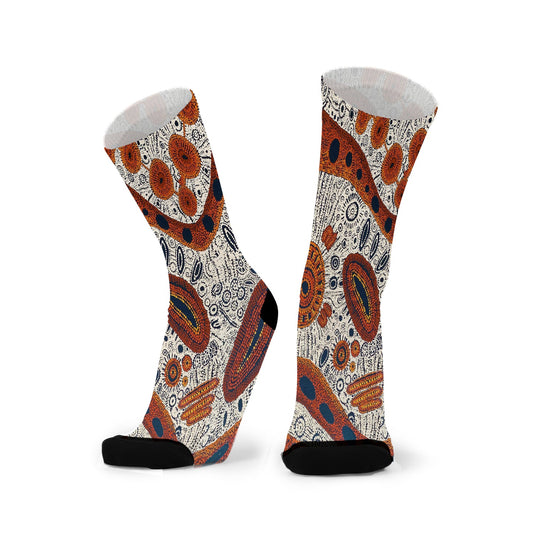 Unisex socks- Ode to Yinarr by REDFOX SOX