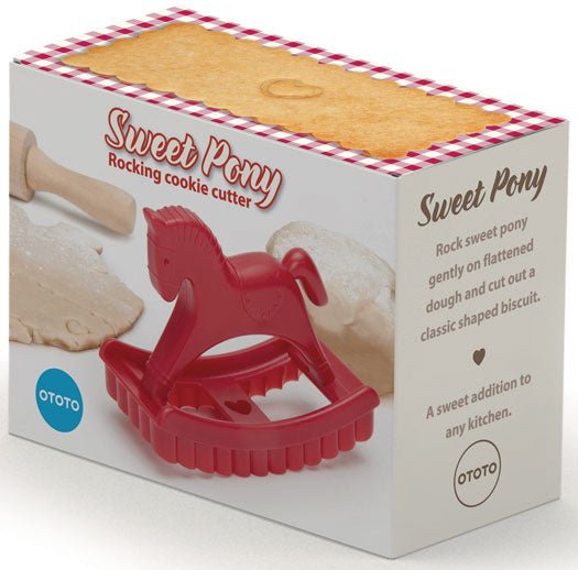 OTOTO Sweet Pony rocking cookie cutter - Gizmo Gifts