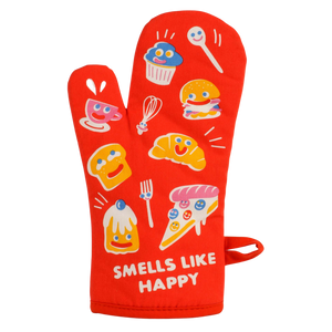 BLUE Q Oven glove- Smells like happy