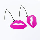 DENZ earrings-Pink lips