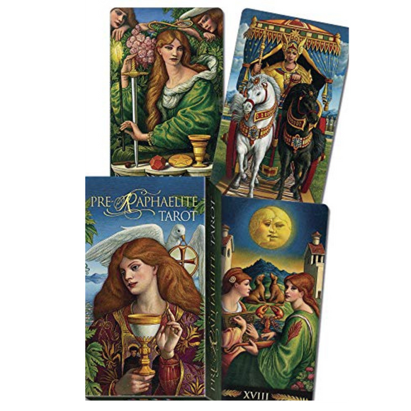 Pre-Raphaelite tarot cards by Giuliano Costa
