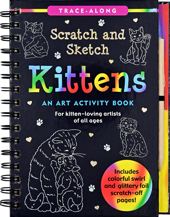 Scratch & Sketch activity book - Kittens