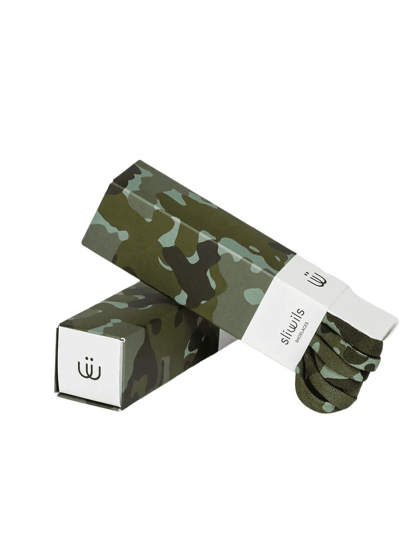 SLIWILS Shoelaces - camouflage (120cm) - Gizmo Gifts