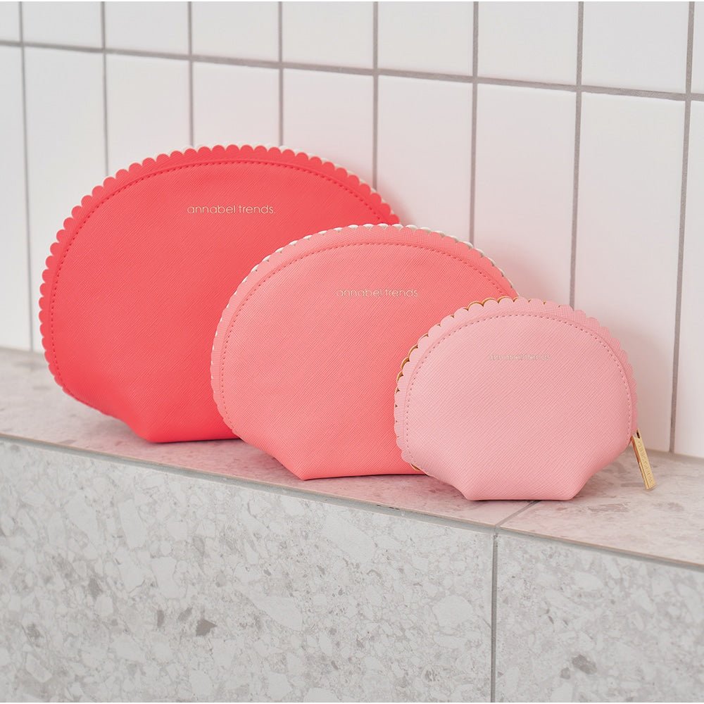 Small vanity pouch in baby pink by ANNABEL TRENDS - Gizmo Gifts