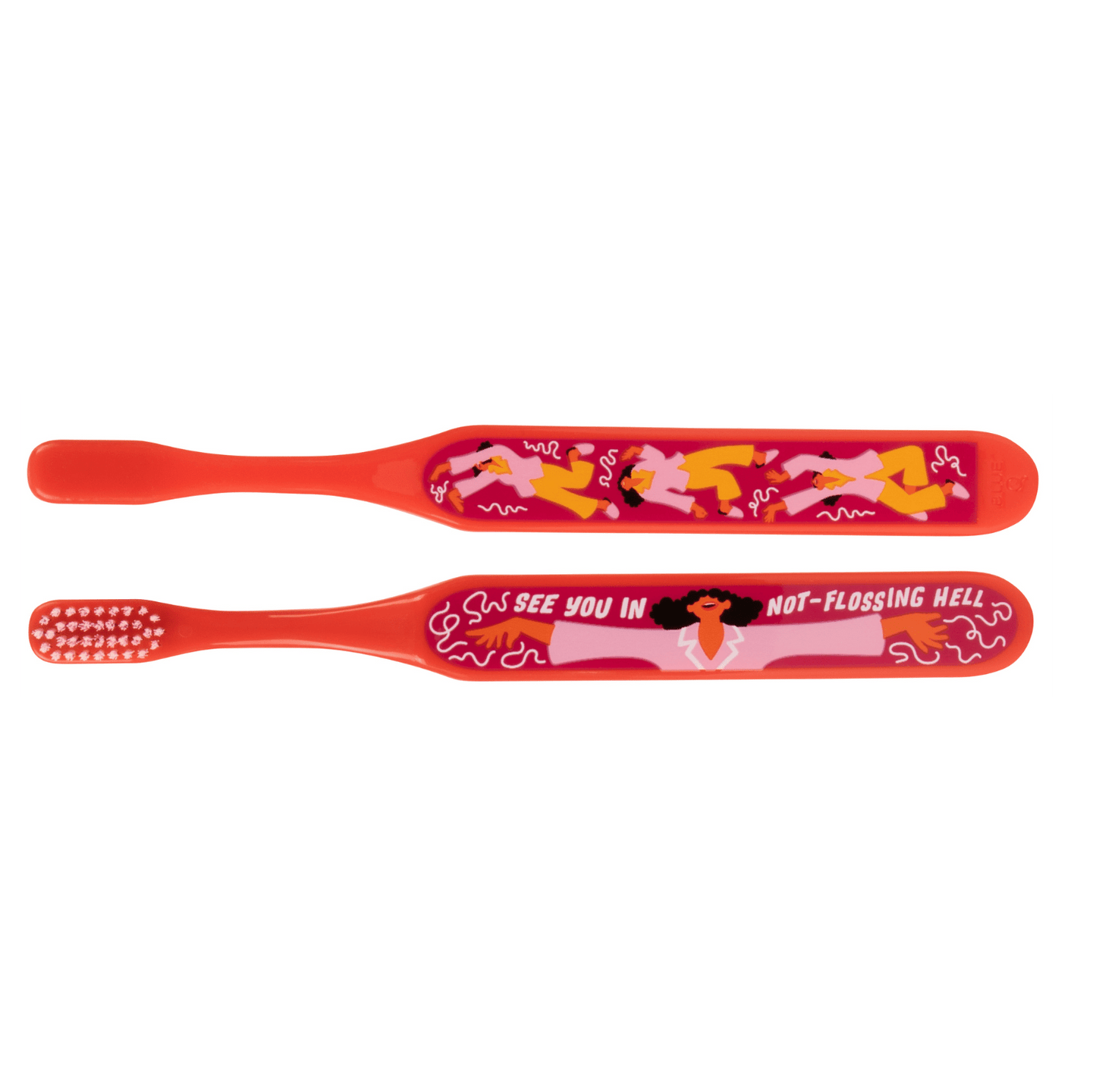 Toothbrush - See u in flossing hell - Gizmo Gifts