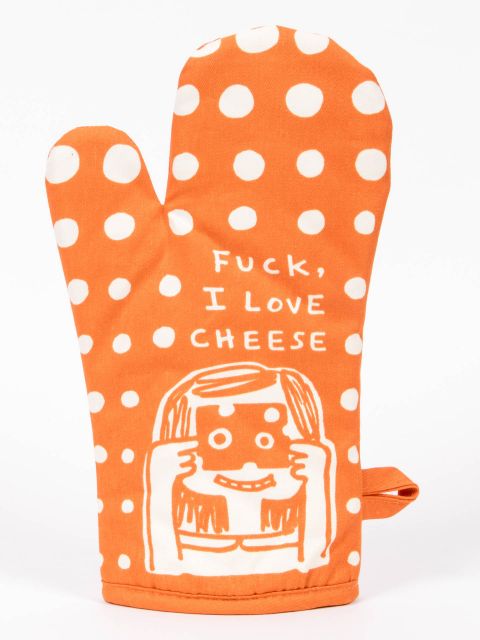 BlueQ-Oven mitt- Fuck,I love cheese 