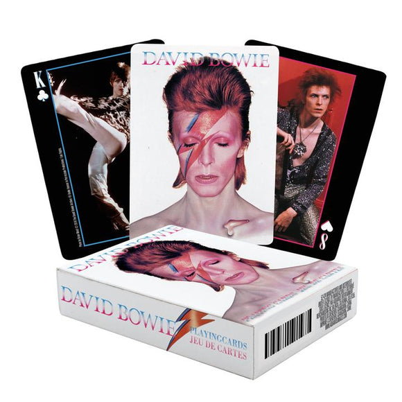 David Bowie playing cards