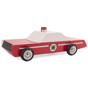 CANDYLAB FIRECHIEF wooden toy car