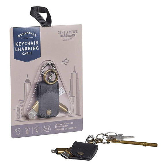 Key chain and charging cable by Gentlemen's Hardware