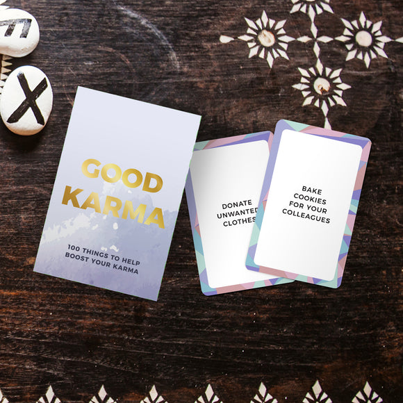 Good Karma deck of cards by Gift Republic