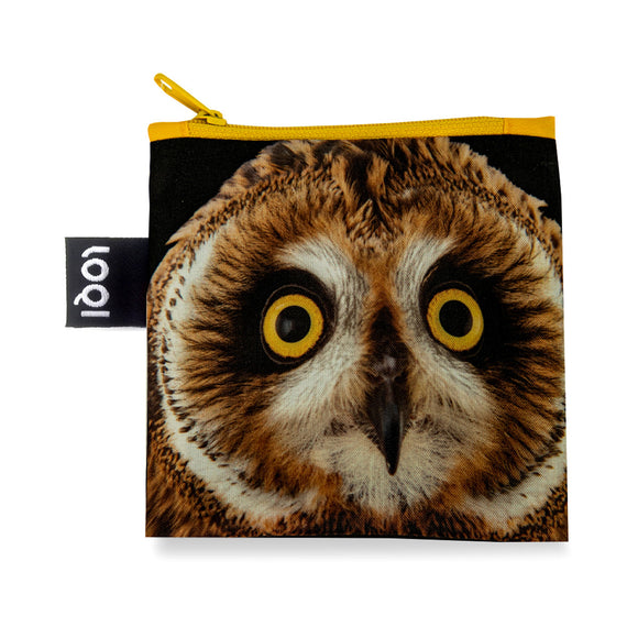 LOQI Shopping Bag - Short Eared Owl (National Geographic)