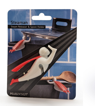 Steaman- Steam releaser and spoon holder