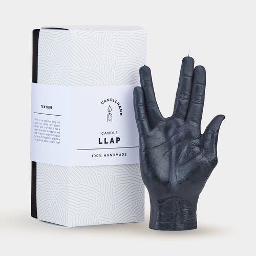 CANDLE HAND Llap gesture black - Gizmo Gifts