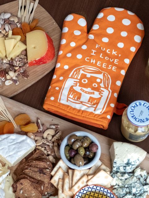 Blueq-Oven glove-Fuck I love cheese