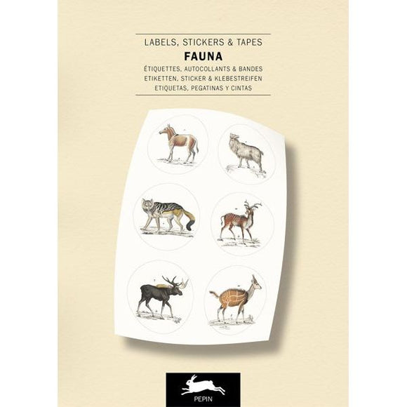Label and sticker book - Fauna
