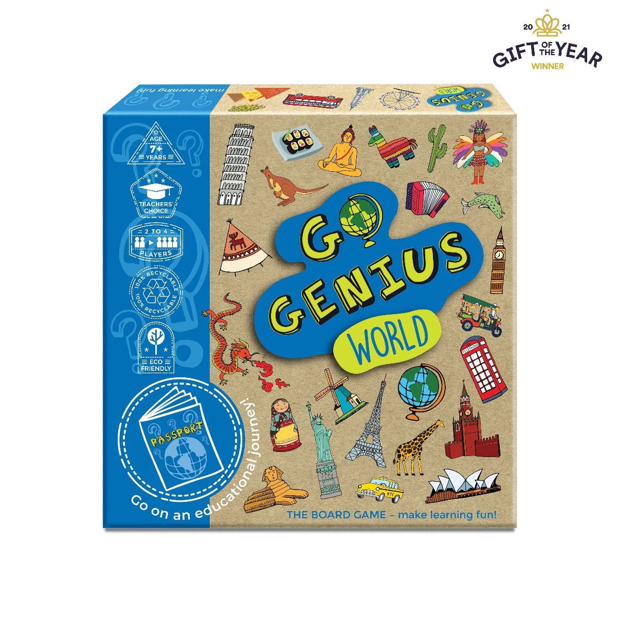 GO GENIUS World - The Board Game - Gizmo Gifts