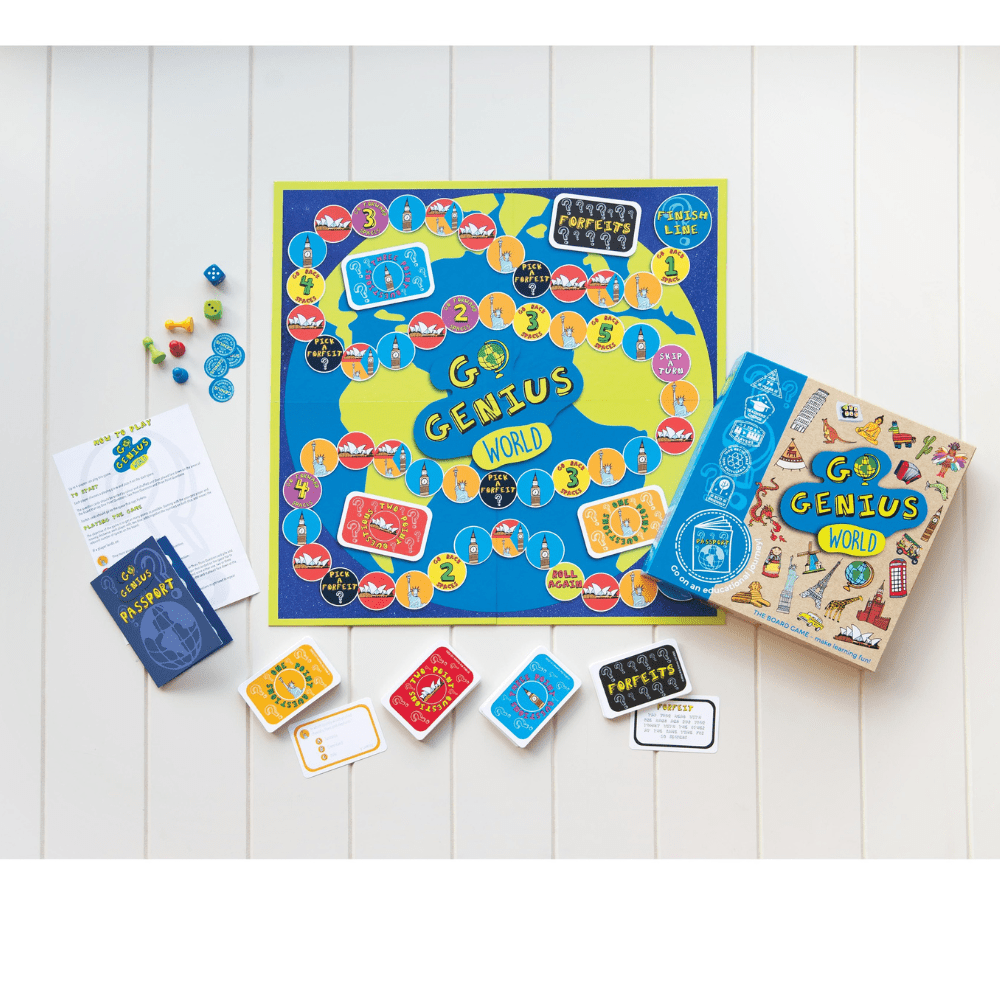 GO GENIUS World - The Board Game - Gizmo Gifts