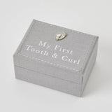 Baby My first Tooth & Curl  keepsakes box