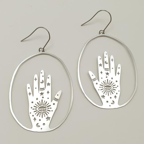 Magic Hands earrings by Denz&Co
