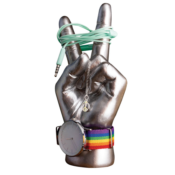 LUCKIES Peace Out mini hand ornament