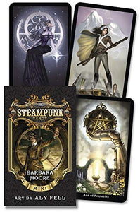 Steampunk Mini Tarot cards by Barbara Moore and art by Aly Fel
