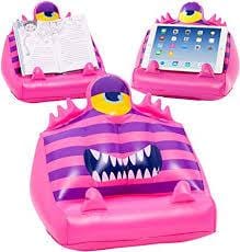 The BOOKMONSTER - book and tablet holder/pink - Gizmo Gifts