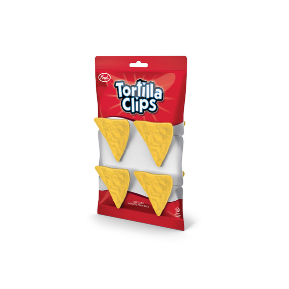 Tortilla shaped food bag clips by FRED