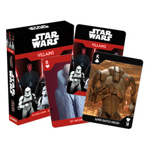 Star Wars Villains playing cards